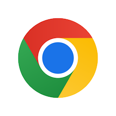 Google Chrome: Sicher surfen Logo