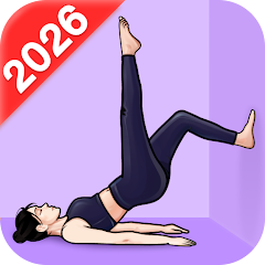 Pilates zu Hause - Fitness Logo