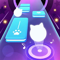 Dancing Cats - Music Tiles Logo