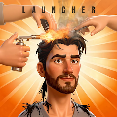 Barber Salon Launcher Logo