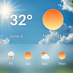 Live Weather: Real & Forecast