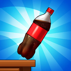 Bottle Jump 3D Logo