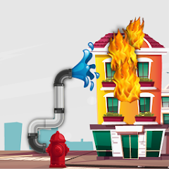 Fire Pipe Puzzle Logo
