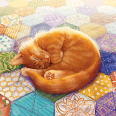 Quilts and Cats of Calico Logo